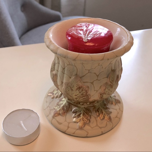 🕯️Tuscan style Candle holders 🕯️ PartyLite set of 2 votive candleholders! - Picture 1 of 4